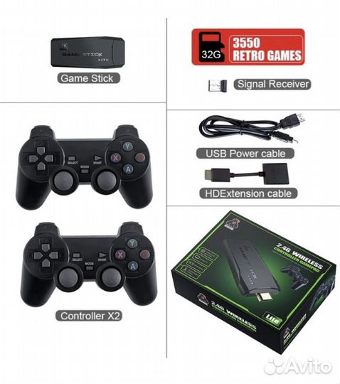 Игровая приставка game stick lite