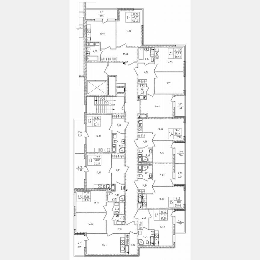 Квартира-студия, 32,1 м², 5/8 эт.
