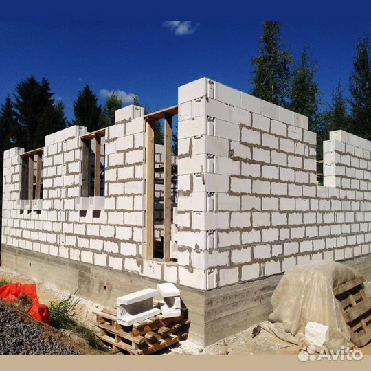 Газобетон Газосиликатный блок Пеноблок