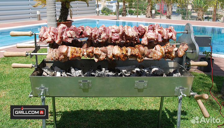 Мангал барбекю автоматический