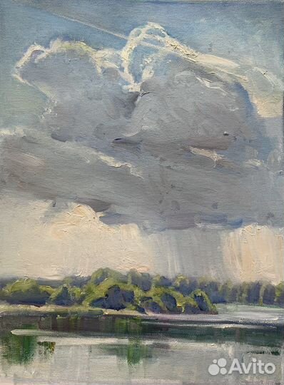 Картина маслом на холсте пейзаж