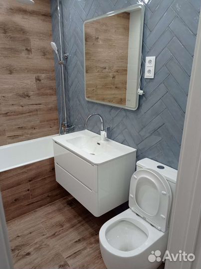 Ремонт ванной комнаты, санузла под ключ