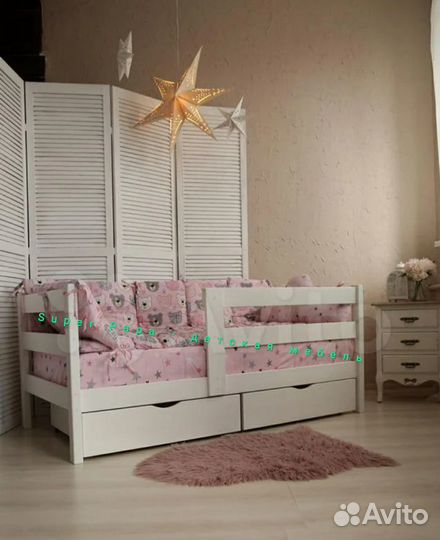 Детская кровать Софа (двойной борт)