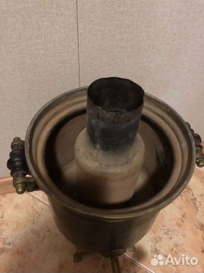 Самовар на дровах старинный