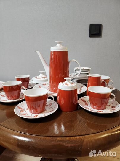 Кофейный сервиз Lichte ГДР, 1960-70гг