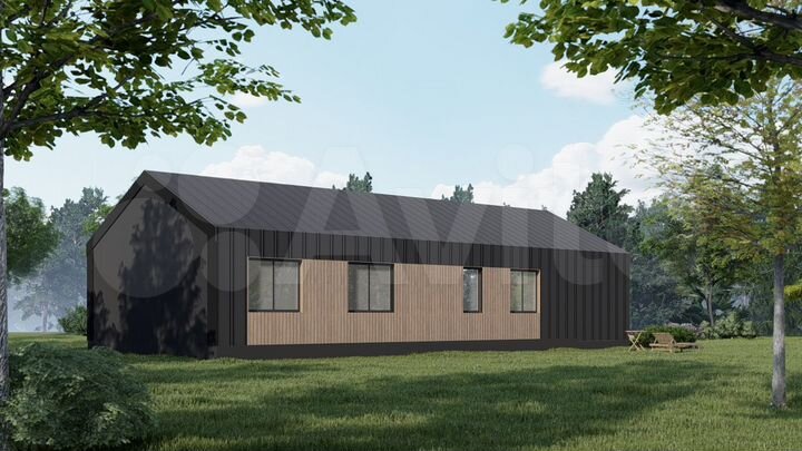 Дом 100 м² на участке 10 сот.