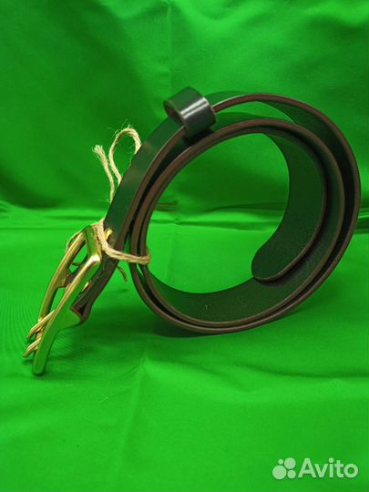 Мужской кожаный ремень