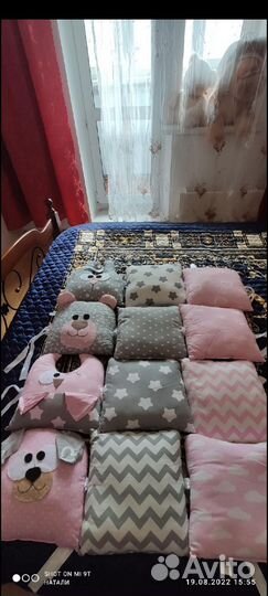 Бортики в кроватку бу