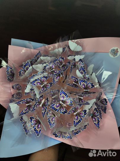 Букеты цветы из бабочек