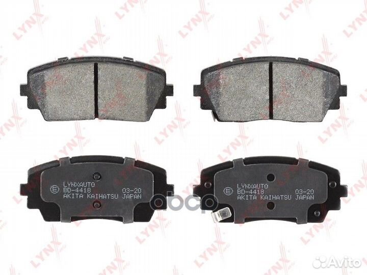 Колодки тормозные дисковые перед BD4418 LYN