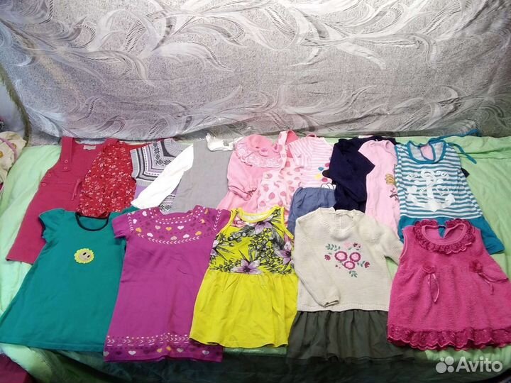 Детские вещи пакетом для девочек 80-92