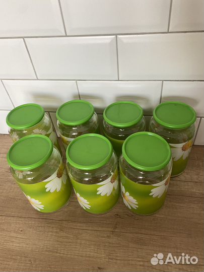 Банки для сыпучих продуктов стекло