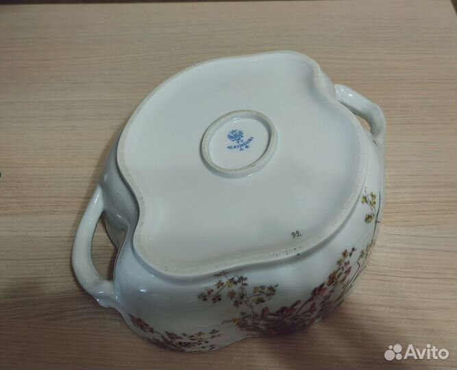 Сухарница. Фруктовница. Фарфор. Кузнецов до 1917г