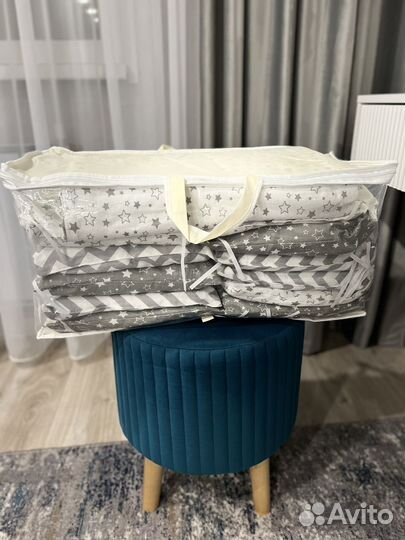 Мягкие бортики для детской кроватки