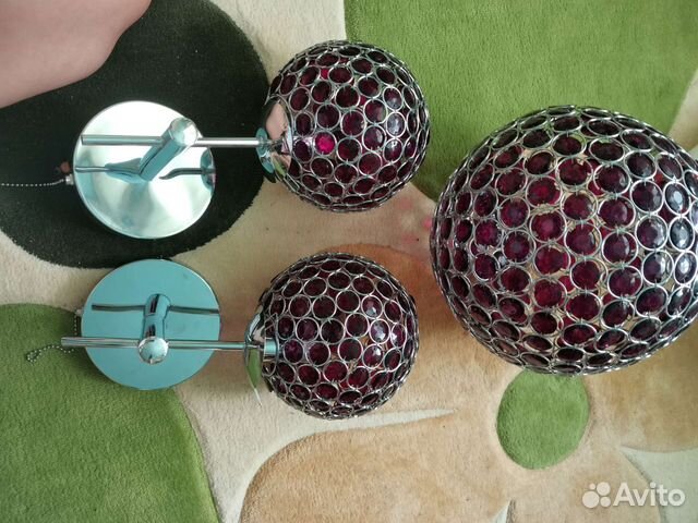 Люстра и 2 бра