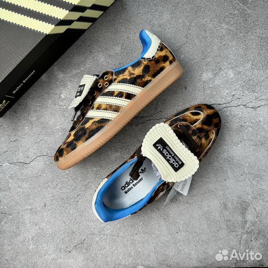 Кроссовки Adidas Samba Pony Leopard (Леопардовые)