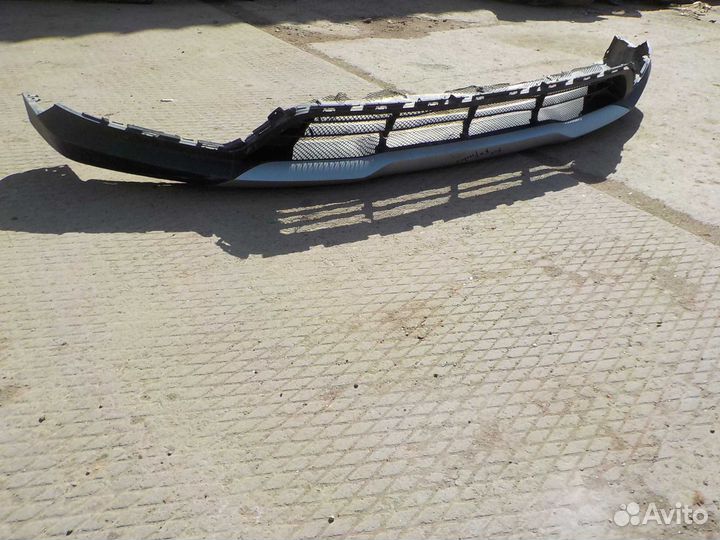Накладка на бампер KIA carnival 4 передняя
