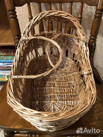 Корзина люлька для кукол