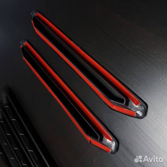 Джетур Т2 /Накладки на внешние части рейлингов