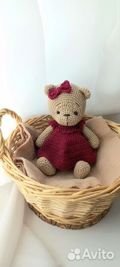 Вязаный Мишка ручная работа