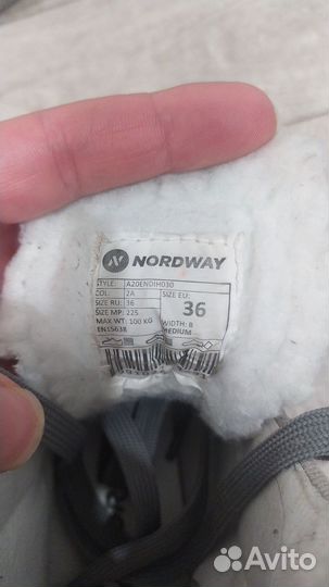 Коньки фигурные 36 размер nordway