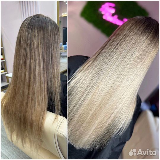 Окрашивание волос в любых техниках