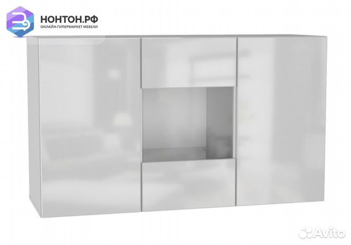 Комод Point белый глянец / белый матовый