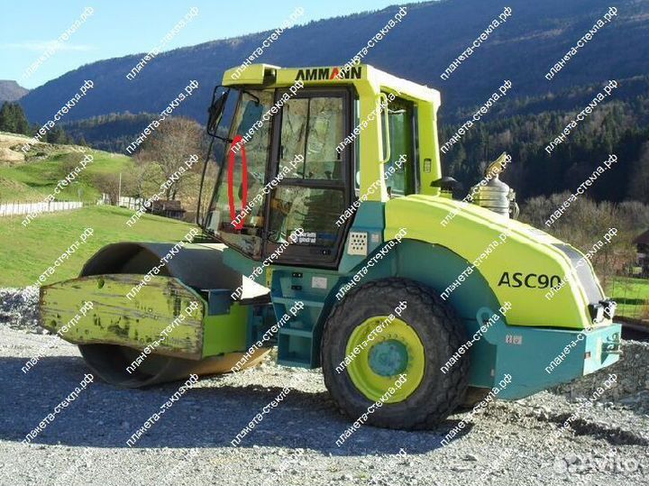 Стекло для катка Ammann ASC 90/ASC 120/ASC 200 с г