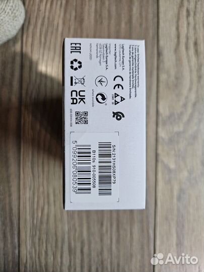 Мышь тихая logitech новая