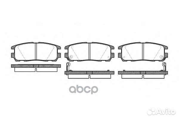 426 02 D4034M-01 1605851 колодки дисковые з