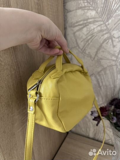 Сумка женская желтая
