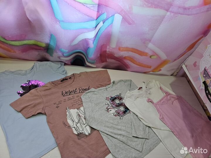 Огромный пакет вещей на девочку от 122 размера