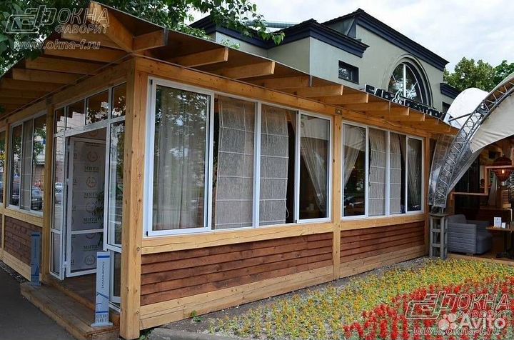 Раздвижные алюминиевые окна двери