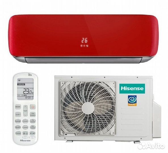 Кондиционеры hisense серии RED crystal DC Inverter