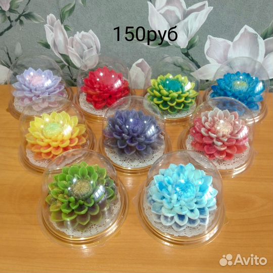 Мыльные букеты ручной работы