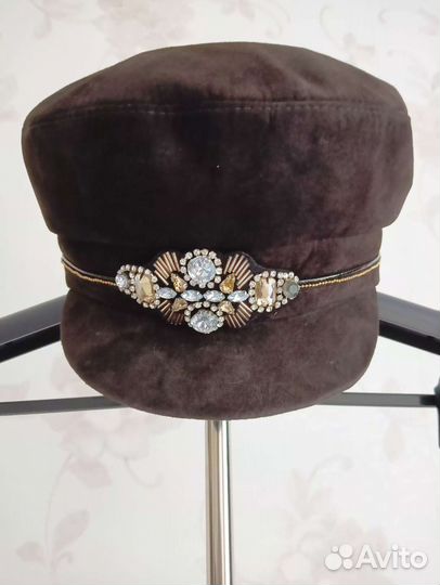 Кепка женская замшевая на подкладе