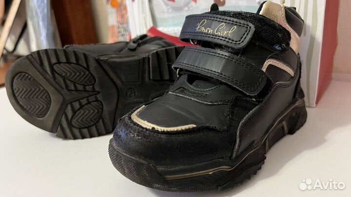 Ботинки демисезонные для девочки 28 размер