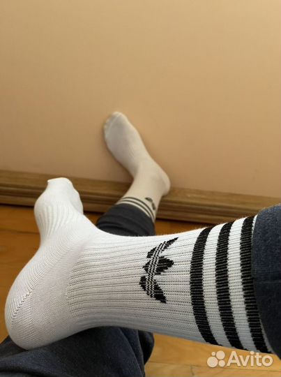 Носки Nike белые высокие