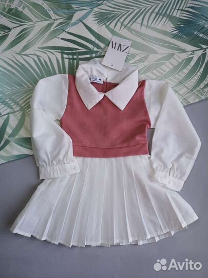 Платье для девочки новое zara 86, Primigi 104