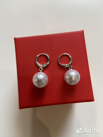 Серьги жемчуг