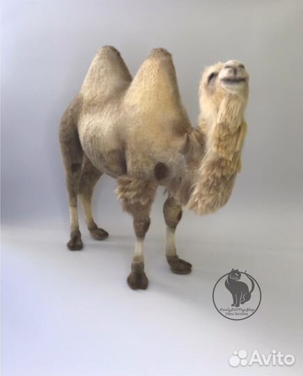 Верблюд. Реалистичная игрушка из войлока