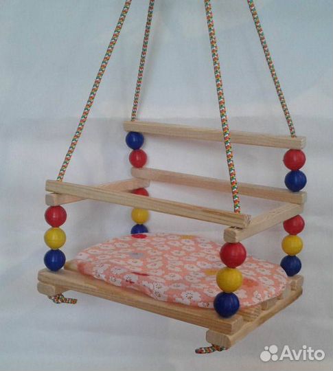 Качели детские деревянные ветерок