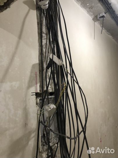 Электрик. Замена проводки. Установка розеток, выкл