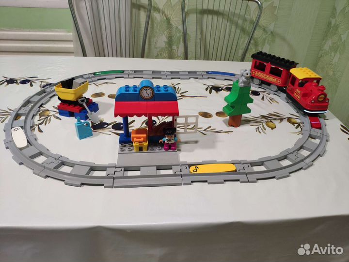 Конструктор Lego duplo Поезд на паровой тяге 10874