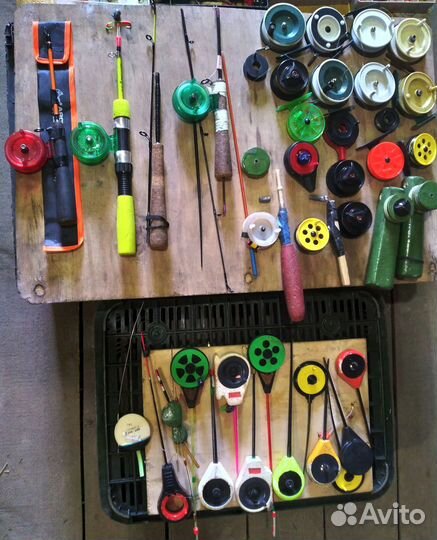 Снасти для рыбалки (удочки,спиннинги,катушки)