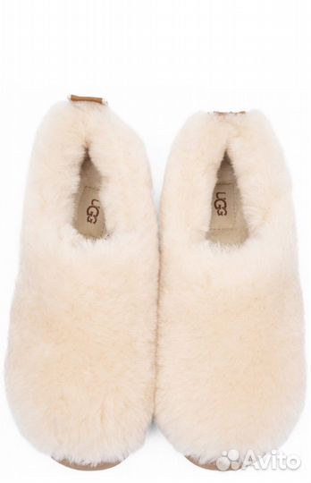 Ugg Hailey Fluff Slippers Black/natural