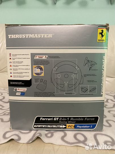 Thrustmaster ferrari gt 2-in-1 rumble force