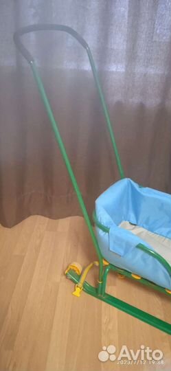 Детские санки коляска