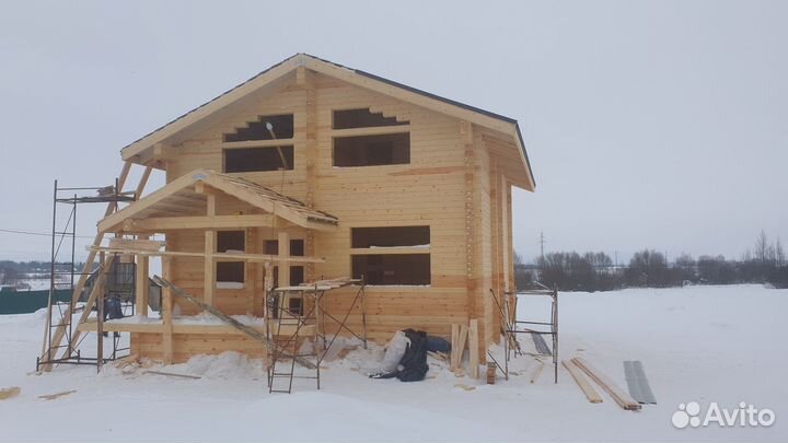 Сборка профилированного брус