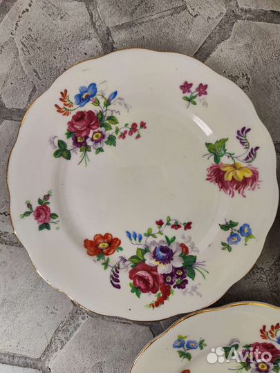 Винтажные тарелочки Royal Albert 50е годы 16 см